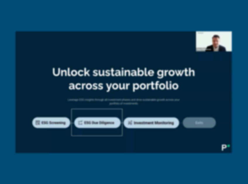 Address and assess ESG Due Diligence for private markets: open demo and live Q&A