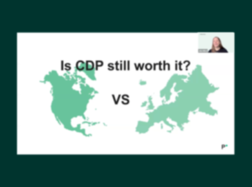 CDP from both sides of the Atlantic – still worth it?