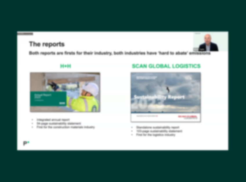 Insights from the forefront: Live case studies on the first ESRS sustainability statements