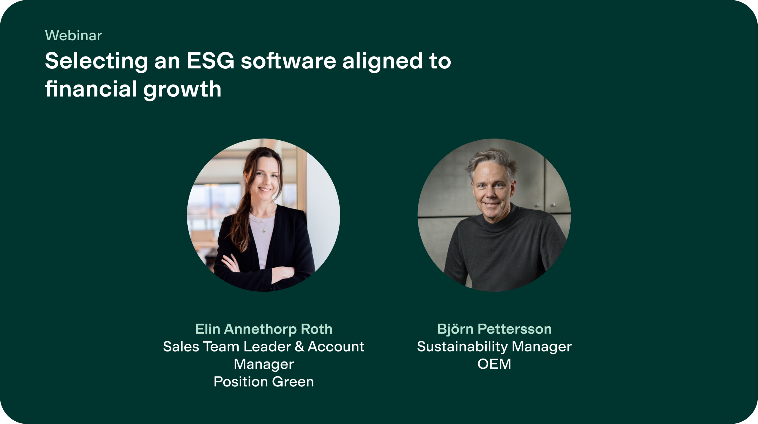 Open Demo: Selecting an ESG software aligned to financial growth