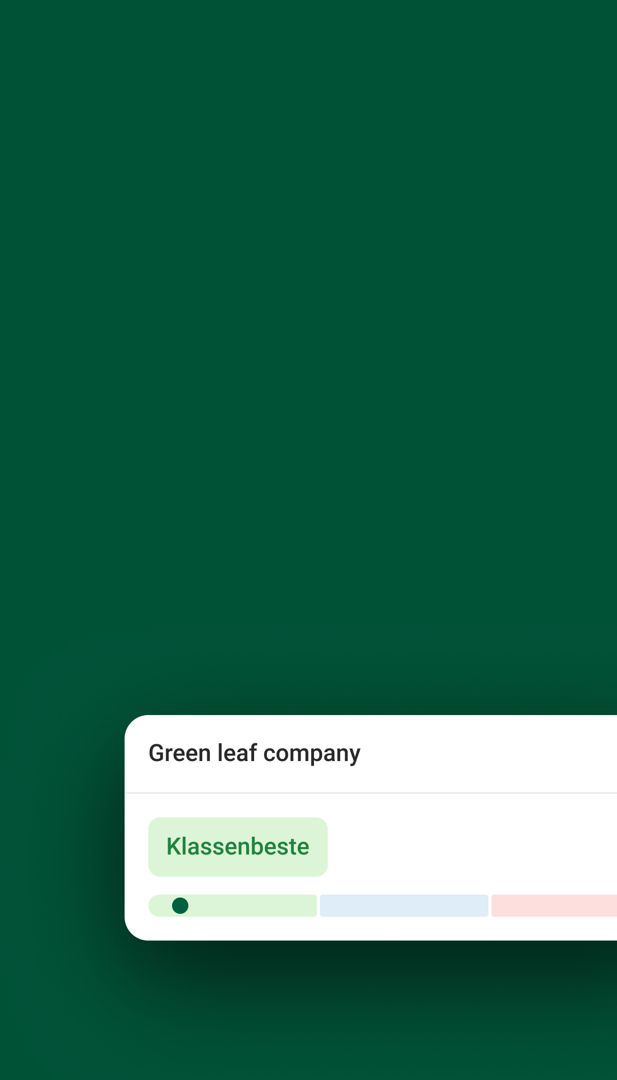 Bewerten und vergleichen Sie Anbieter